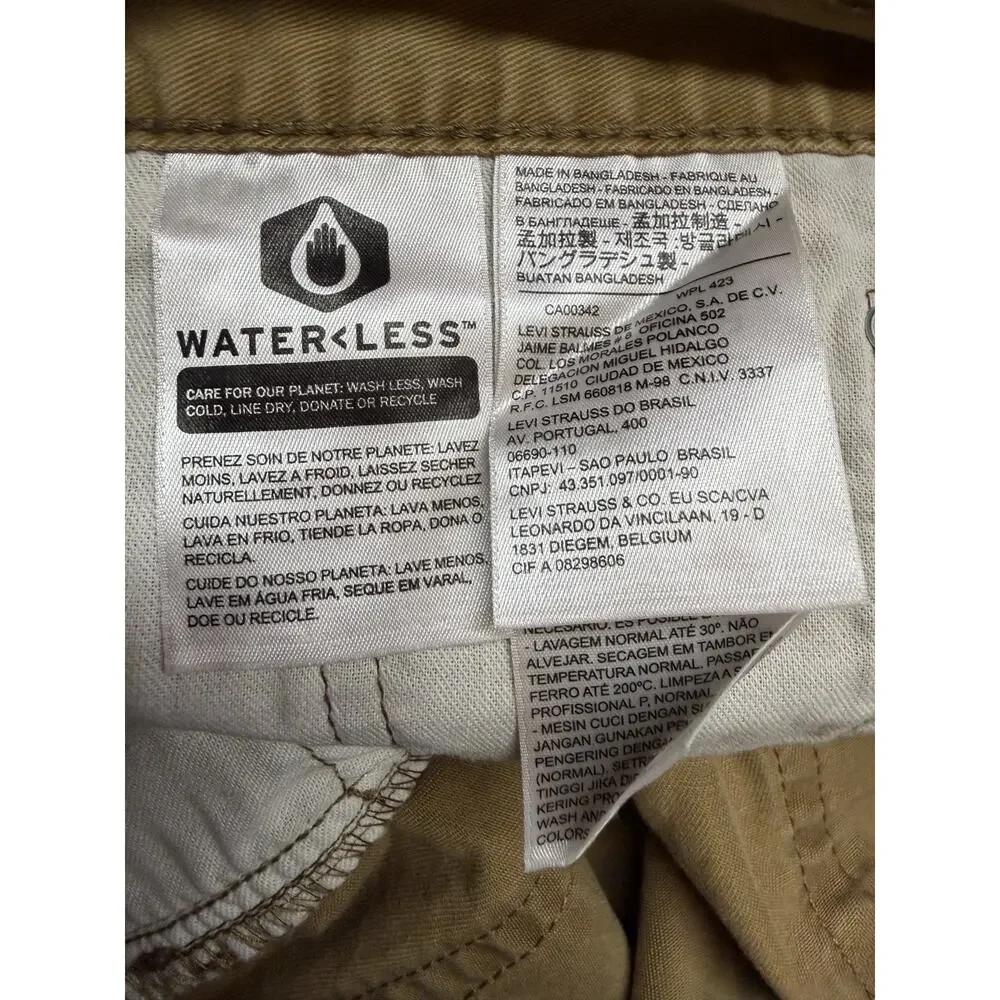 Levi’s Men’s 514 100% Cotton Jeans Pants Brown Size 32 X 34 Straight Leg
